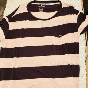 Large striped T-shirt from American Eagle.